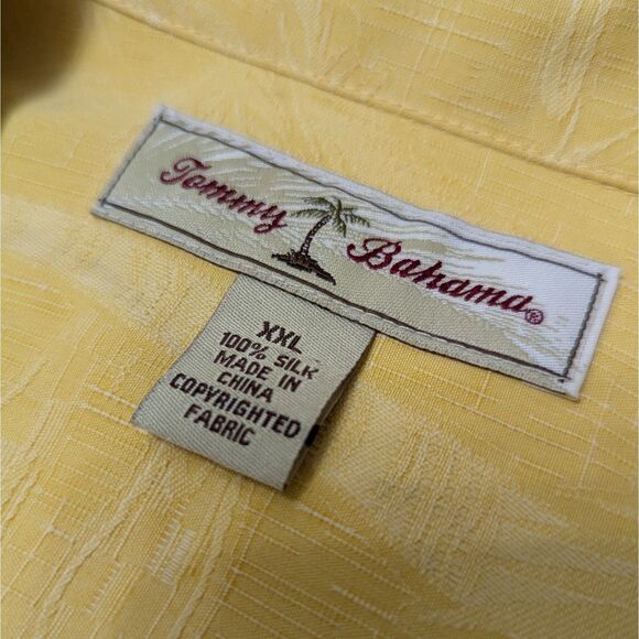 Tommy Bahama Mens Sz XXL 100% Silk Button Up Shirt - Picture 3 of 3